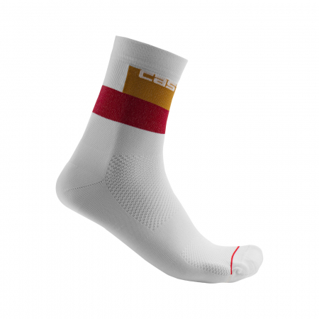 Sosete - Sosete Castelli Blocco 15, Gri/Rosu/Portocaliu, XXL, 44-47