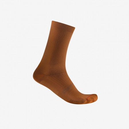 Sosete - Sosete Castelli Espresso 18, unisex, maro mocha, XXL