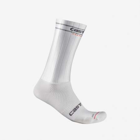 Sosete - Sosete Castelli Fast Feet 3, unisex, alb, XXL, 44-47