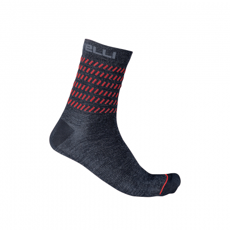 Sosete - Sosete Castelli Go 15, Bleumarin/Rosu, S/M, 36-39