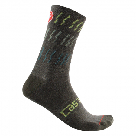 Imbracaminte ciclism - Sosete Castelli Mid Winter 18, Kaki, S/M, 36-39