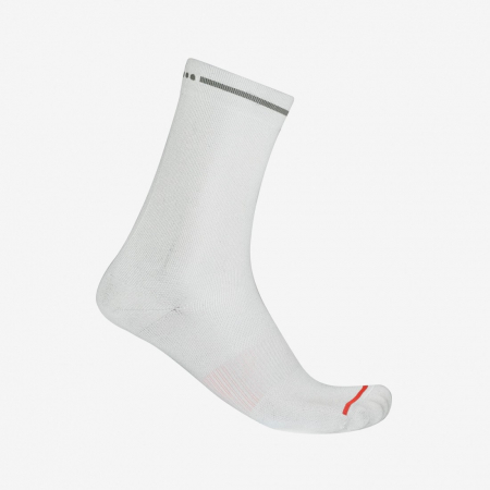 Sosete - Sosete Castelli Premio EVO 18, unisex, alb, S/M, 35-39