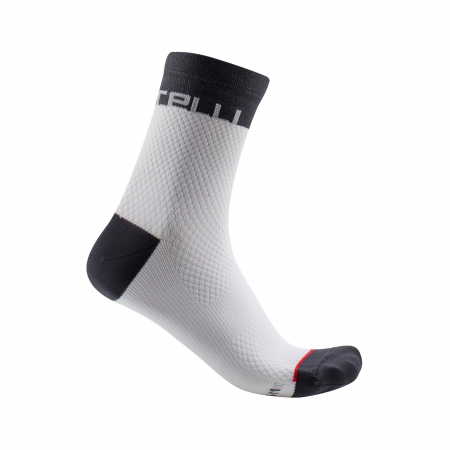 Sosete - Sosete Castelli Velocissima 12, de dama, Alb/Antracit, L/XL, 39-41