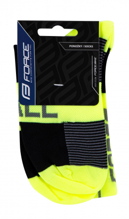 Sosete Force Hale, fluo/negru/gri, S-M (36-41) [1]