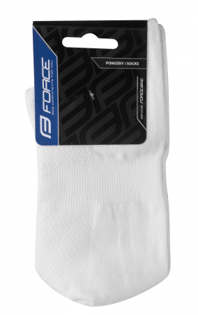 Sosete Force Short, alb, L-XL (42-46) [1]