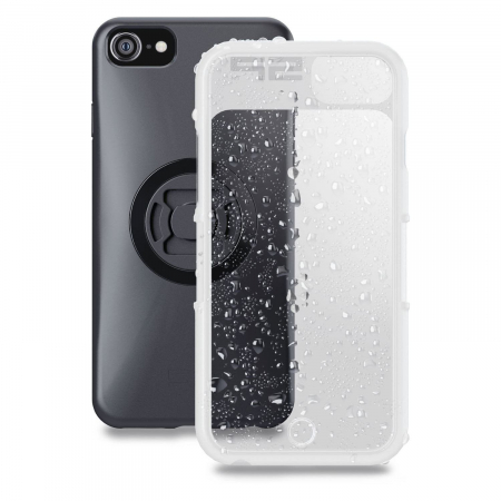 Suport telefon bicicleta si accesorii - Husa transparenta silicon SP Connect Iphone XS/X