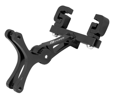 Accesorii - Suport adaptor 2 bidoane Force pentru tija sa negru
