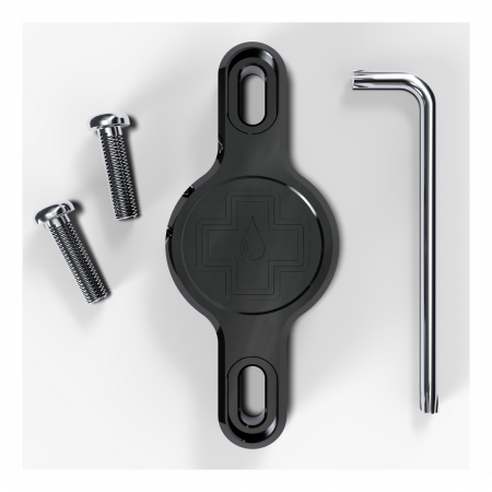 Suport Apple AirTag pentru cadru Muc-Off Secure Tag Holder V2 Negru [1]