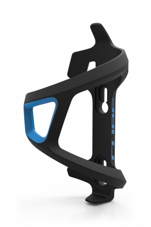 Suporti de bidon - Suport bidon Cube Bottle Cage HPP Left-Hand Sidecage, Negru/Albastru 