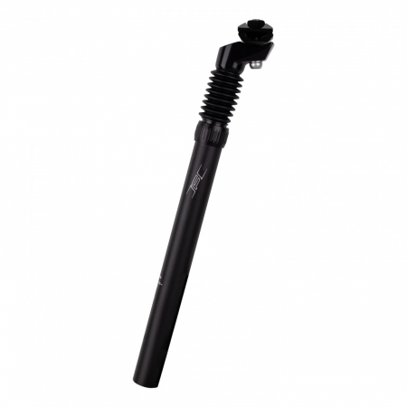 Piese biciclete - Tija sa cu suspensie Force Basic P8.2 27.2/350/40mm negru mat