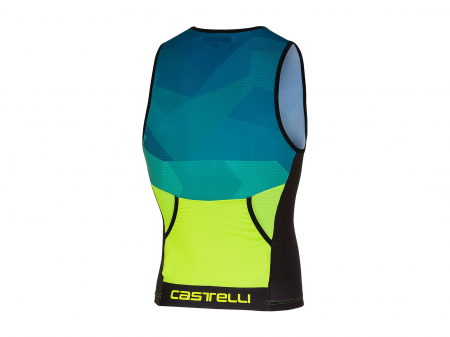 Top Triatlon Castelli Core 2, Turcoaz/Verde/Negru, L [1]