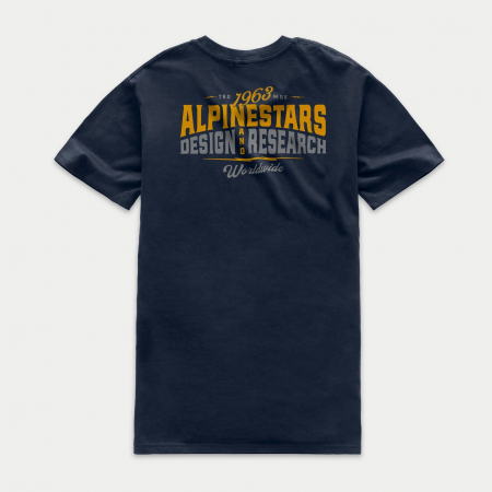 Tricou Alpinestars Stax CSF Tee Navy L [3]