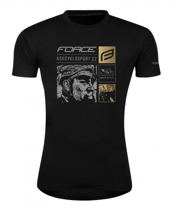 Tricouri si bluze ciclism - Tricou ciclism Force 30 Years Limited Edition, negru, XXL