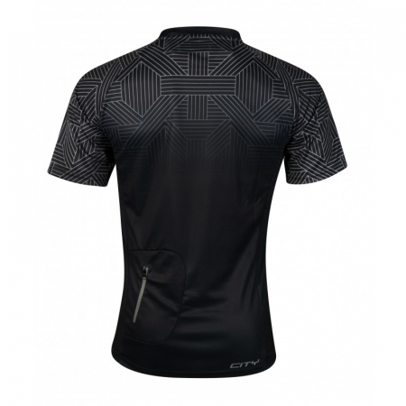 Tricou ciclism Force City, negru/gri, XXL [1]