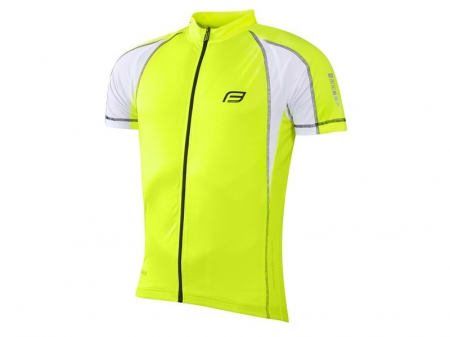 Tricou ciclism Force T10 fluo/alb XS [2]