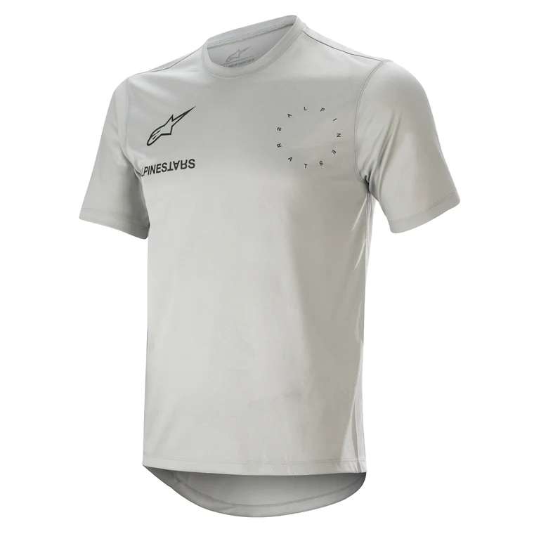 Tricouri si bluze ciclism - Tricou cu maneca lunga Alpinestars Alps Topo Light Gray XL