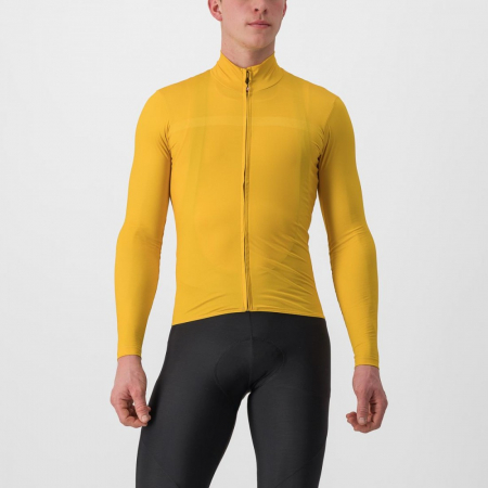 Tricou cu maneca lunga Castelli PRO Thermal Mid LS Galben XL [0]