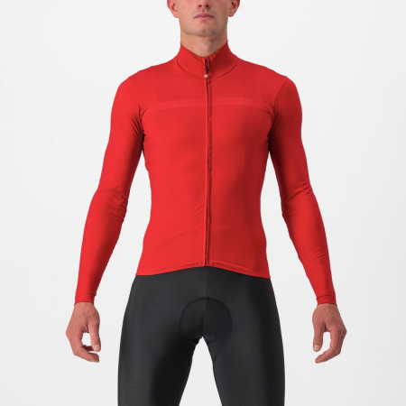 Tricou cu maneca lunga Castelli PRO Thermal Mid LS Rosu L [0]