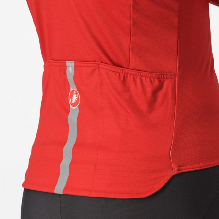 Tricou cu maneca lunga Castelli PRO Thermal Mid LS Rosu M [2]