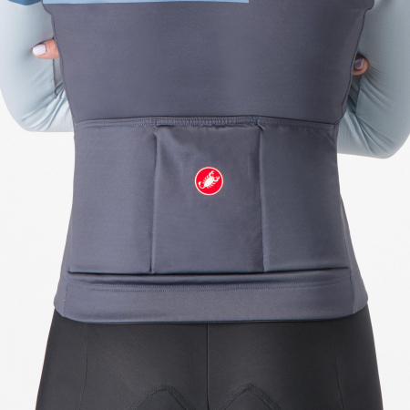 Tricou cu maneca lunga Castelli Tornare, bleumarin amurg/bleu pal/portocaliu briliant, XS [2]