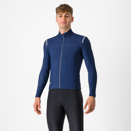 Tricouri cu maneca lunga - Tricou cu maneca lunga Castelli Tutto Nano RoS, pt barbati, albastru Belgian, XXL