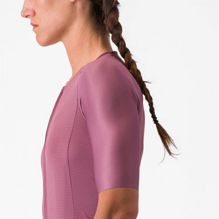 Tricou cu maneca scurta Castelli Aero PRO 7.0 W, de dama, Mov, S [6]