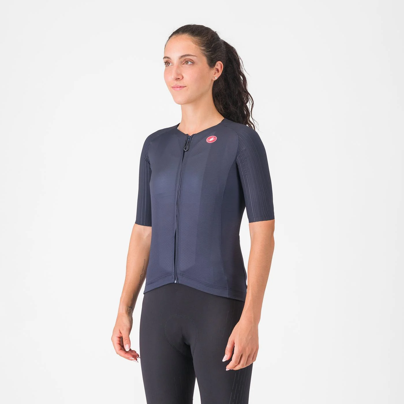 Tricou cu maneca scurta Castelli Aero PRO 8S W, pentru femei, albastru belgian, XS [0]