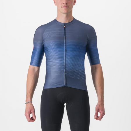 Imbracaminte ciclism - Tricou cu maneca scurta Castelli Aero Race 6.0, Bleumarin, L