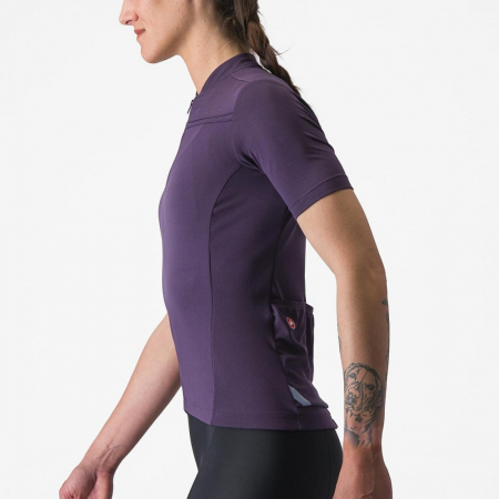 Tricou cu maneca scurta Castelli Anima 4, pentru femei, mov nocturn, XS [3]