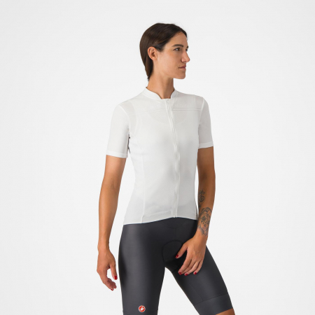 Tricou cu maneca scurta Castelli Anima 4, pentru femei, alb fildes, M [0]