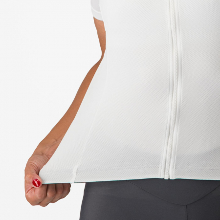 Tricou cu maneca scurta Castelli Anima 4, pentru femei, alb fildes, M [4]