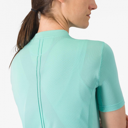 Tricou cu maneca scurta Castelli Anima 4, pentru femei, albastru piscina, XS [3]