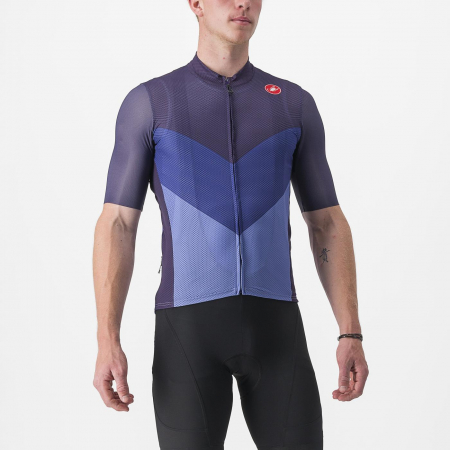 Tricouri si bluze ciclism - Tricou cu maneca scurta Castelli Endurance PRO 2, Mov/Indigo/Violet, XXL