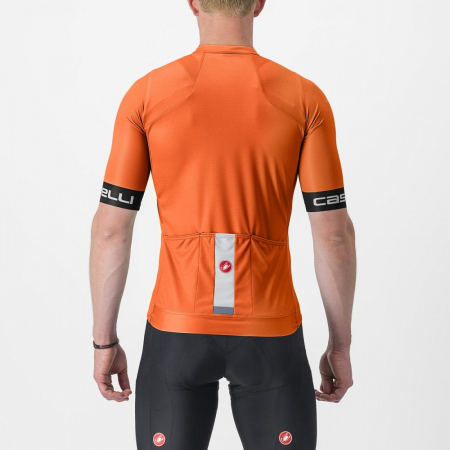 Tricou cu maneca scurta Castelli Entrata VI, Portocaliu/Antracit, L [1]