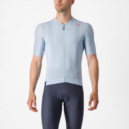 Tricou cu maneca scurta Castelli Espresso, Bleu, L [0]