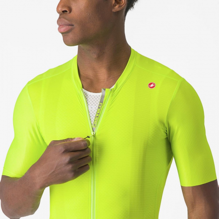 Tricou cu maneca scurta Castelli Espresso, Galben Fluo, L [4]