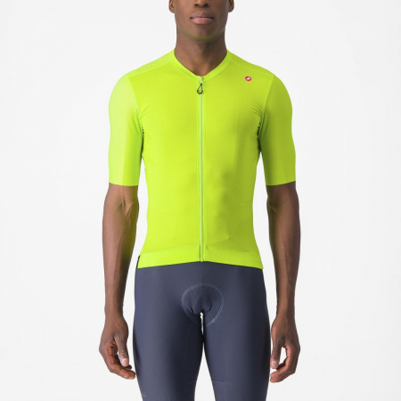 Tricou cu maneca scurta Castelli Espresso, Galben Fluo, L [0]