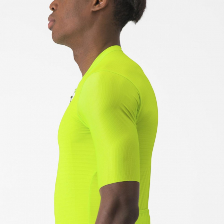 Tricou cu maneca scurta Castelli Espresso, Galben Fluo, L [5]