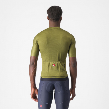 Tricou cu maneca scurta Castelli Espresso, pentru barbati, verde salvie/lime electric, XXXL [1]
