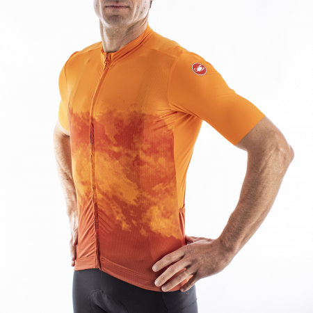 Tricou cu maneca scurta Castelli Polvere Orange L [3]