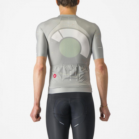 Tricou cu maneca scurta Castelli R-A/D, Gri Multicolor, L [1]