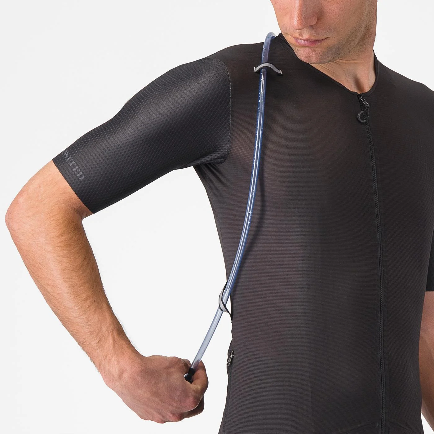 Tricou cu maneca scurta Castelli Unlimited PRO, pentru barbati, negru deschis, XL [5]