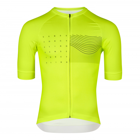 Tricouri cu maneca scurta - Tricou cu maneca scurta Force Sway Galben Fluo XXXL