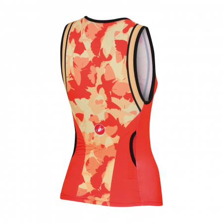 Tricou Dama Pt Triatlon, Castelli Core W Tri Singlet, Portocaliu, XS [1]