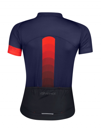 Tricou Force F Ascent Lady Albastru-Rosu L [1]