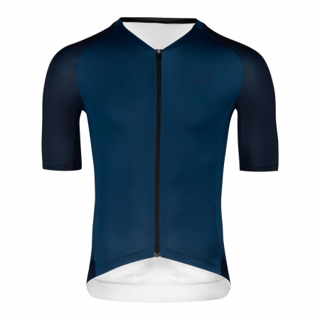 Tricouri si bluze ciclism - Tricou cu maneca scurta Force Script Albastru M