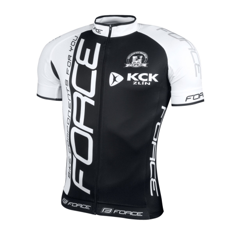 Tricouri cu maneca scurta - Tricou Force Team maneci scurte negru/alb S