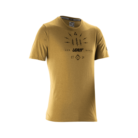 Imbracaminte ciclism - Tricou Leatt MTB Gravity 3.0 Brass Brown L