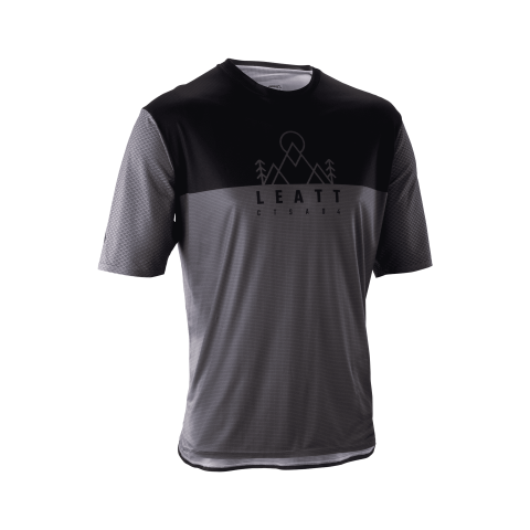 Imbracaminte ciclism - Tricou Leatt MTB Trail 3.0 Ghost Black S