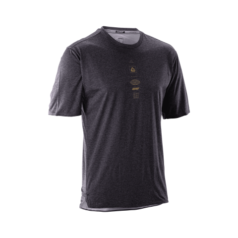 Imbracaminte ciclism - Tricou Leatt MTB Trail 4.0 Ghost Black L